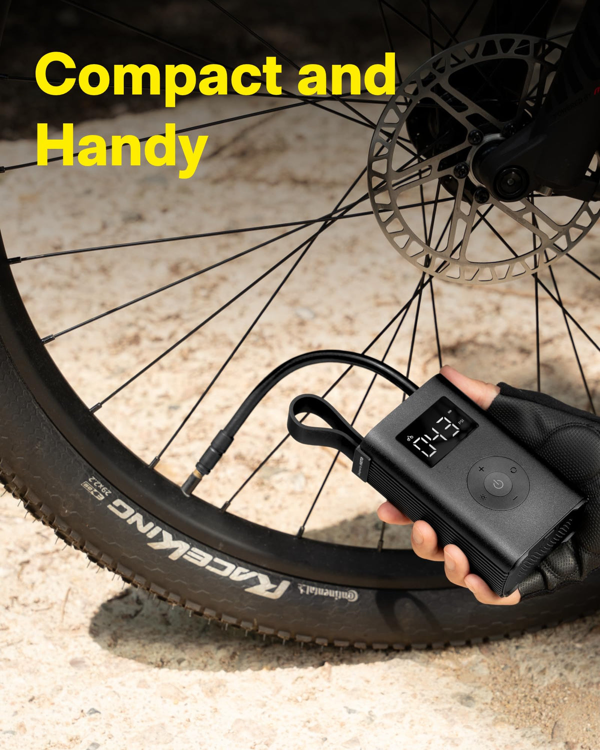 Portable Air Compressor with Digital Pressure Gauge 150PSI C74421