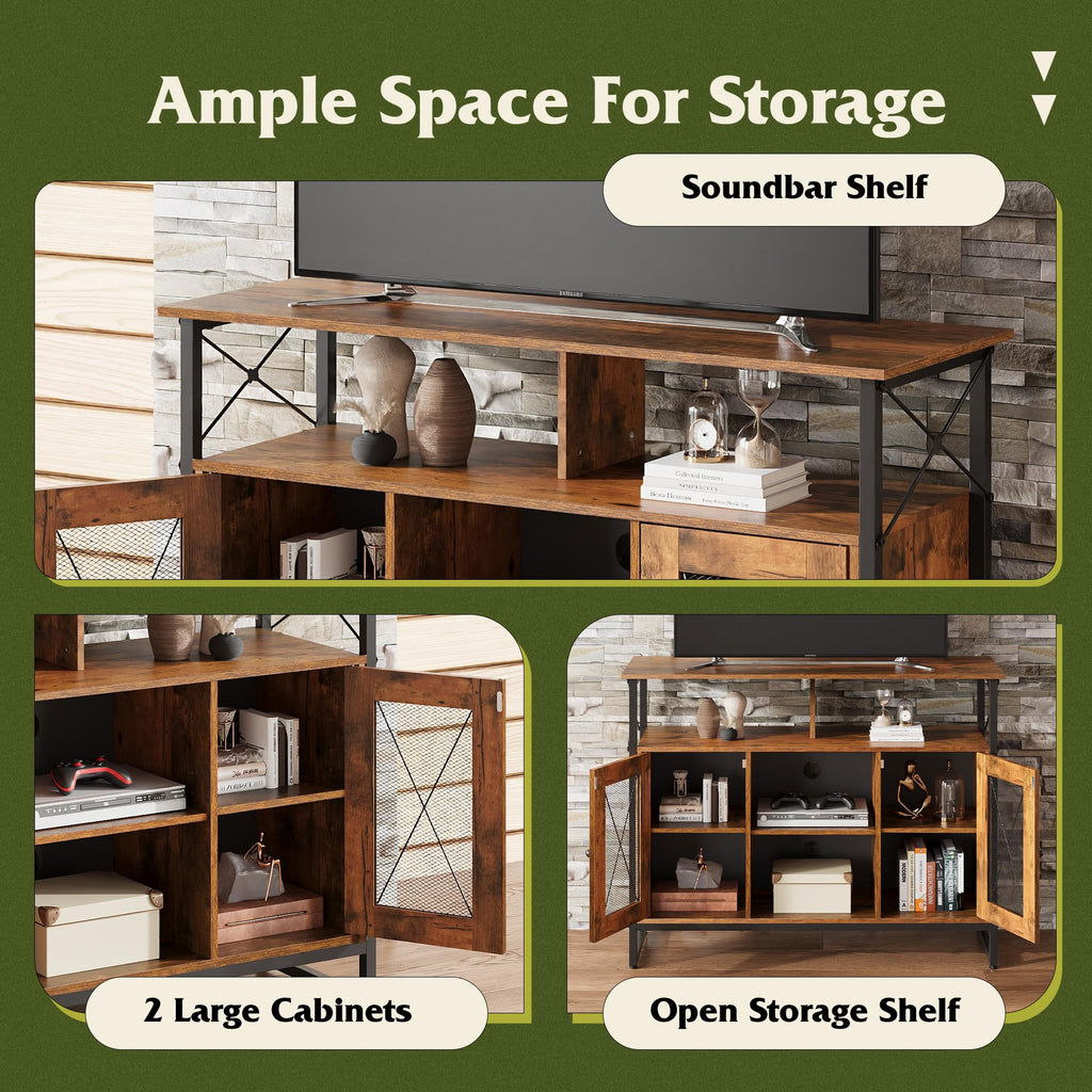 43 Inch TV Stand with Storage Cabinet N339013