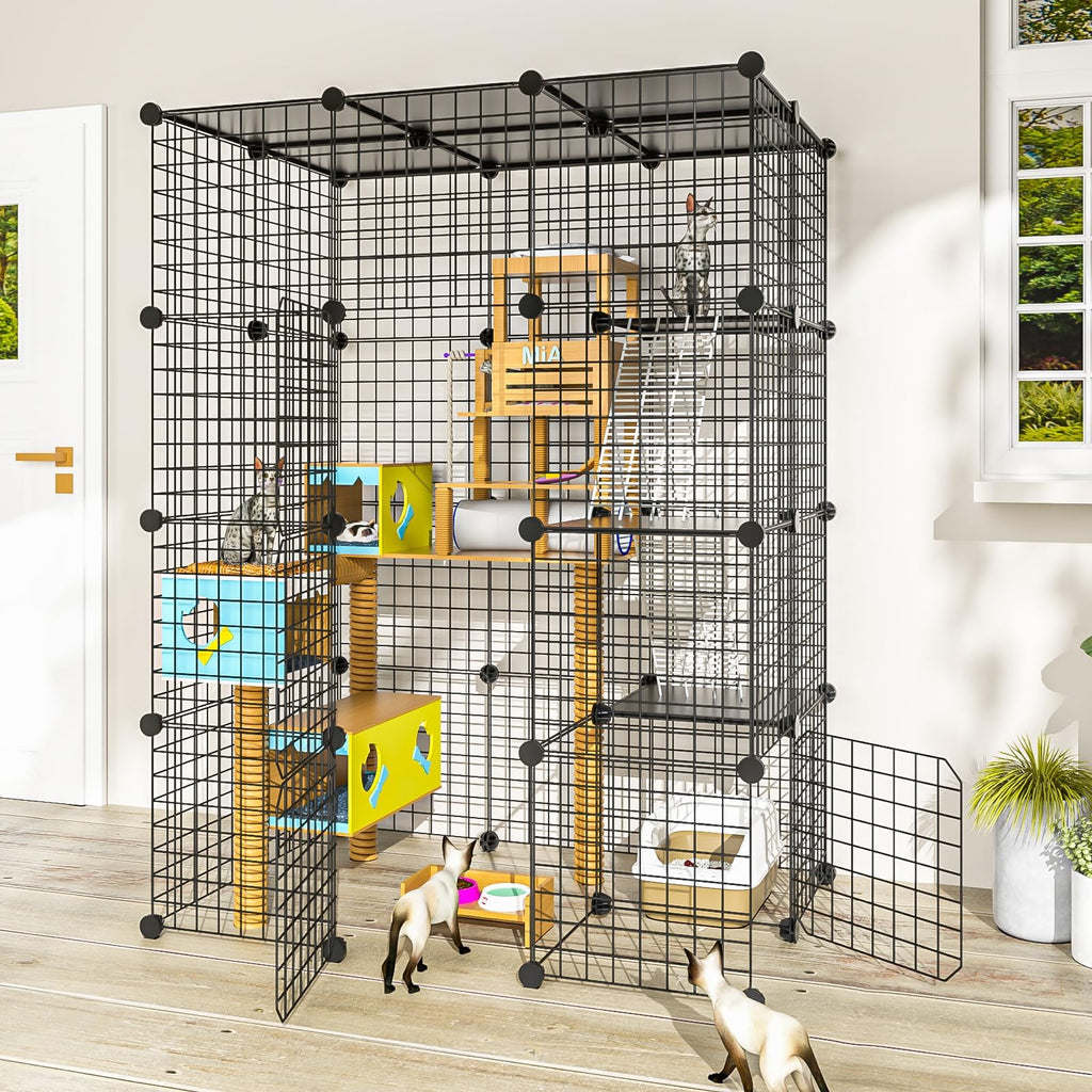 Large Detachable Metal Wire Cat Enclosure W1769