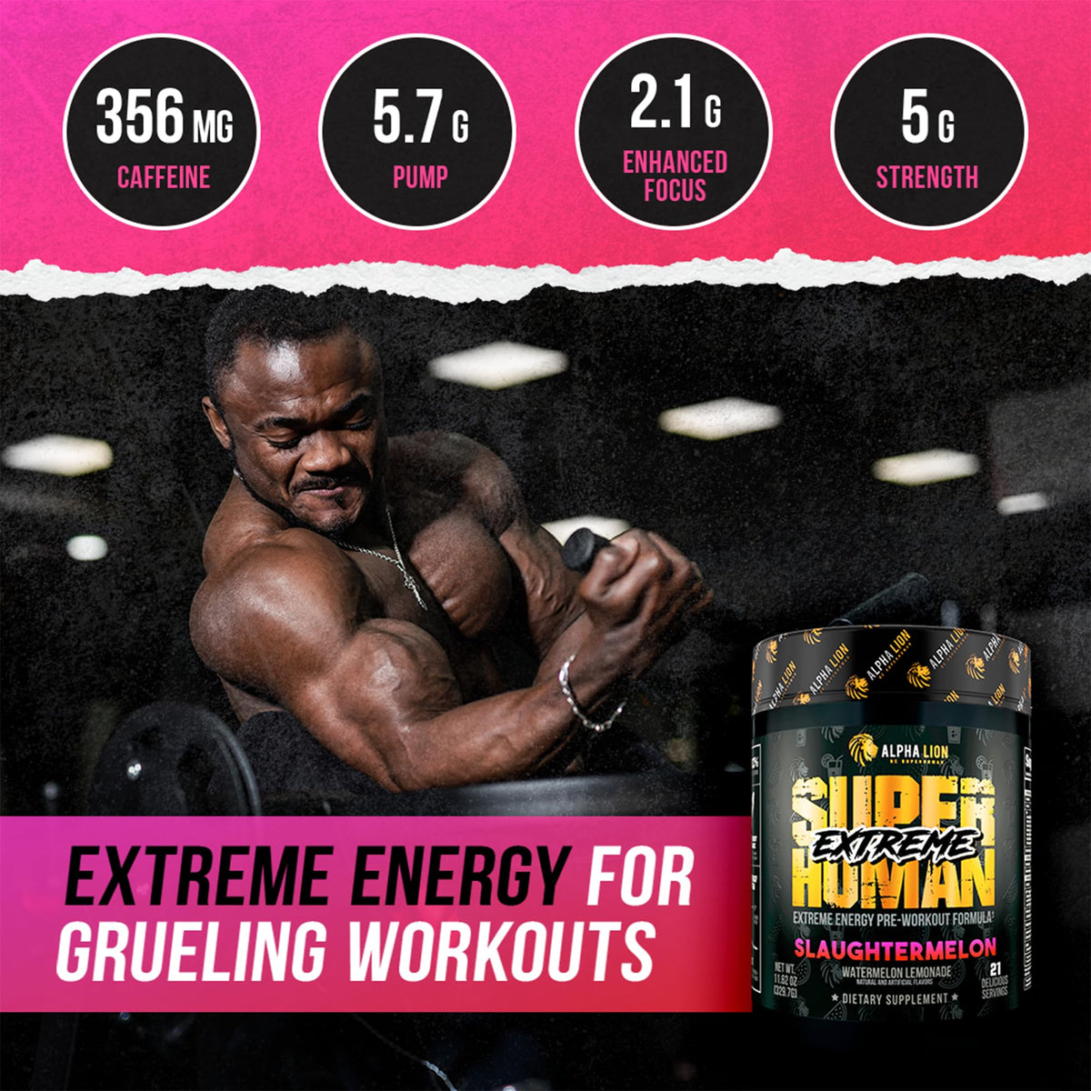 High Stim Pre Workout Powder with Beta Alanine & Caffeine (21 Servings) Q17832