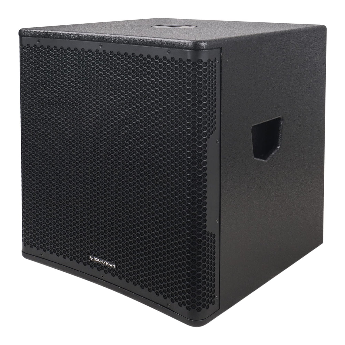 18" 1600W Powered PA/DJ Subwoofer with Class-D Amplifier, Birch Plywood, Black A5754