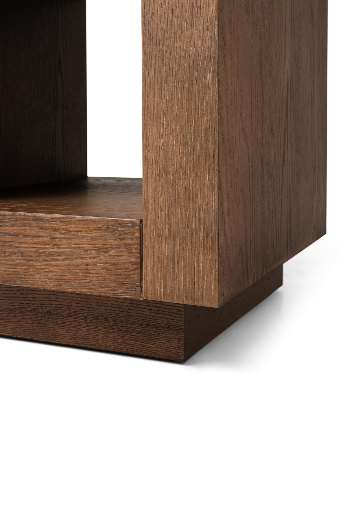 Natural Square Side Table with Storage, Set of 2 O5808