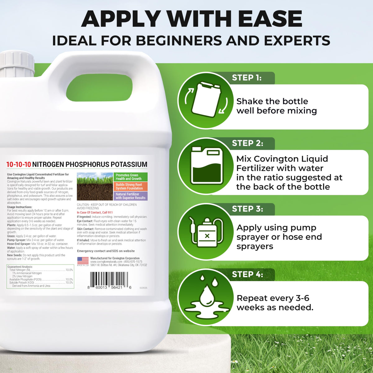 10-10-10 NPK Liquid Fertilizer 32oz D5520