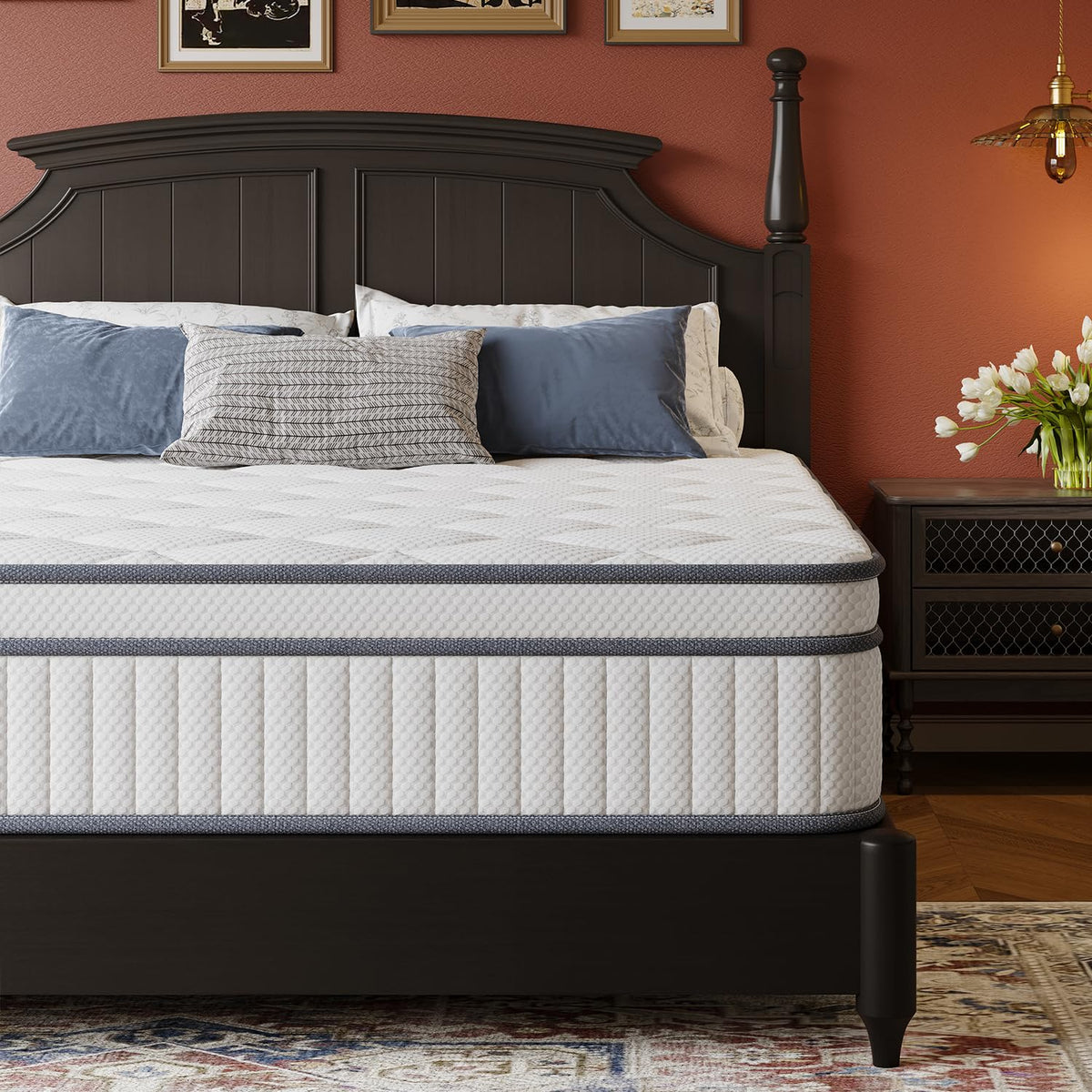 Full Size 14 Inch Innerspring Hybrid Mattress P17210