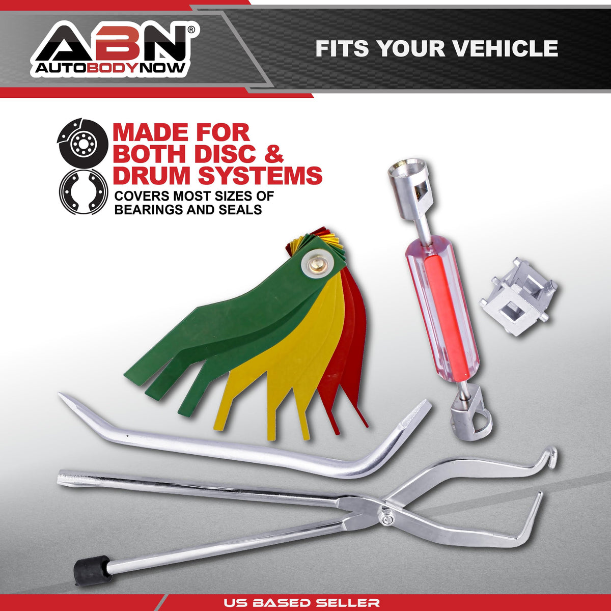 15-Piece Brake Kit with Brake Caliper Tool B96792