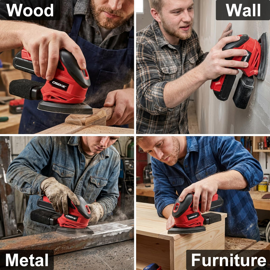 Cordless Detail Sander 12000 OPM F9452