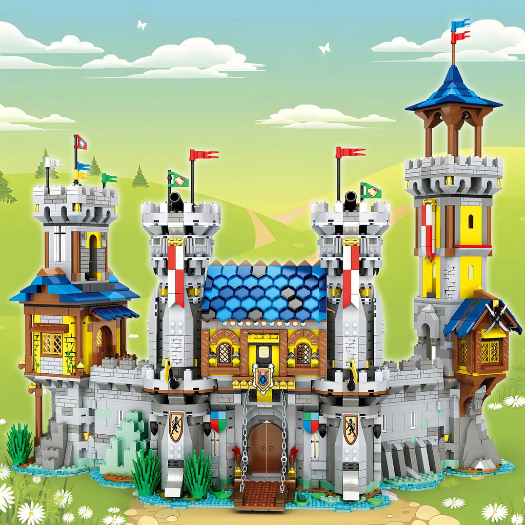 Medieval Castle Building Set with LED Light X871873