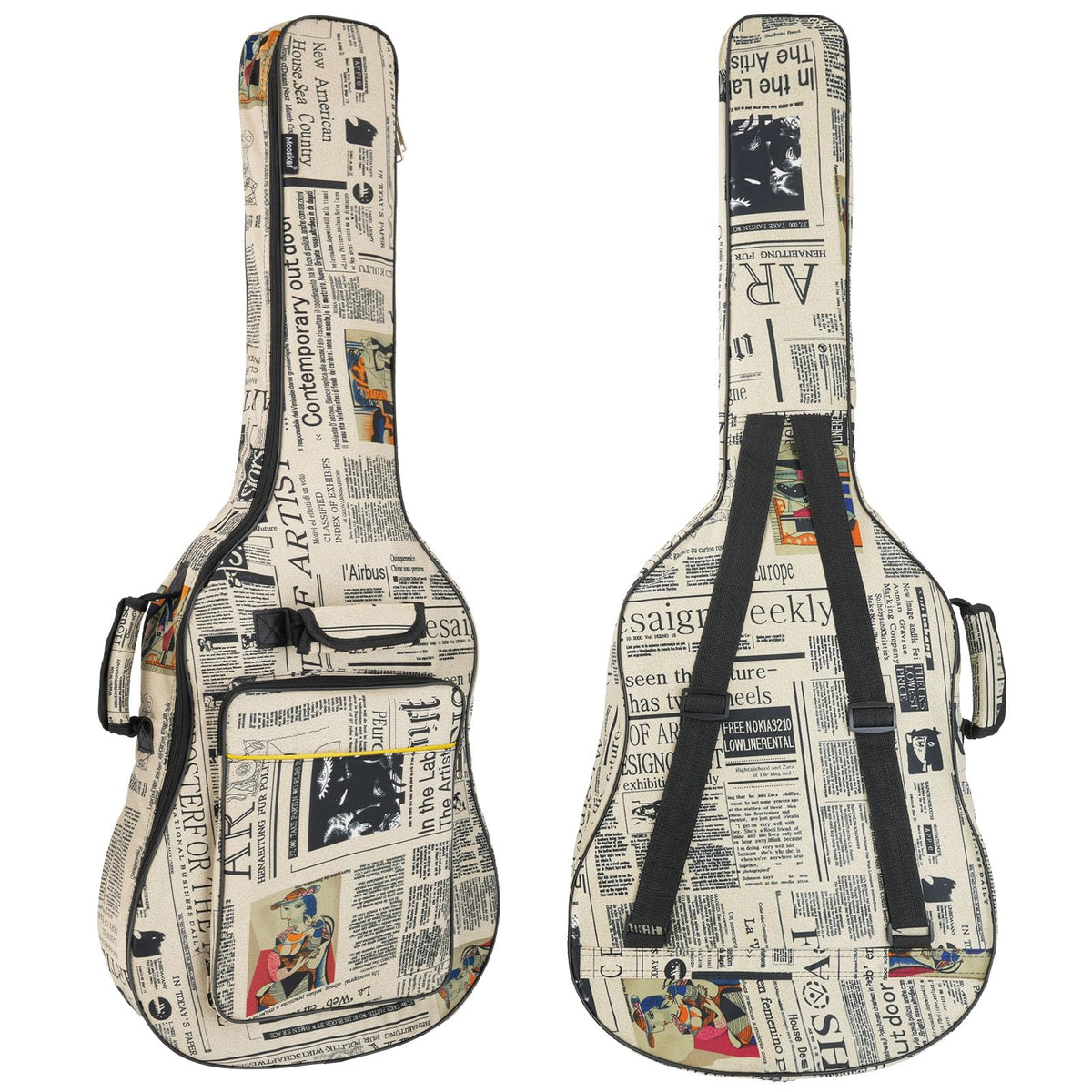 36/38 Inch Acoustic Guitar Gig Bag with 6mm Padding Y6417