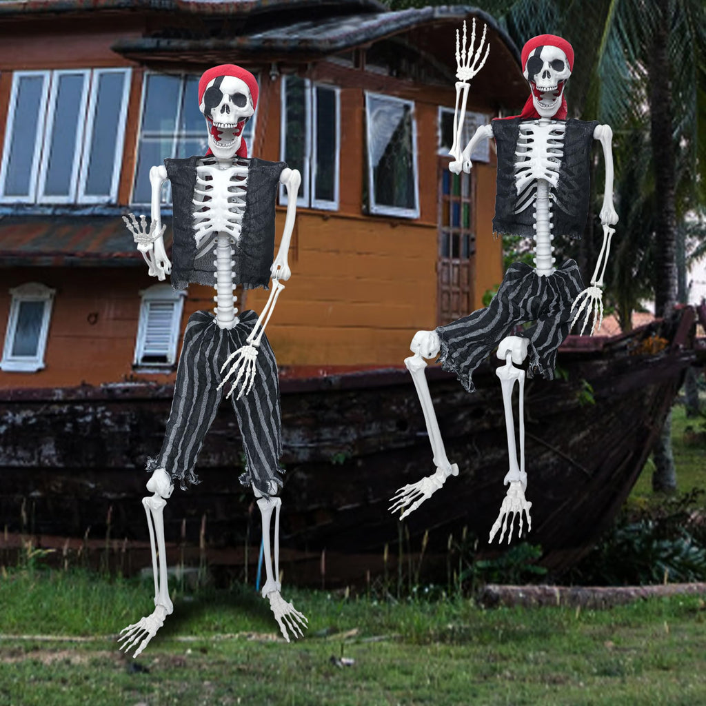 5.4ft Posable Life Size Skeleton with Movable Joints V3245