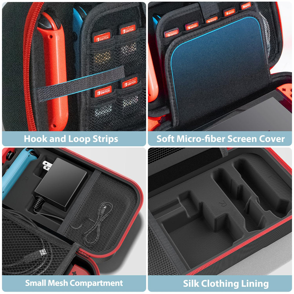 Switch OLED Carrying Case with 20 Games G528617