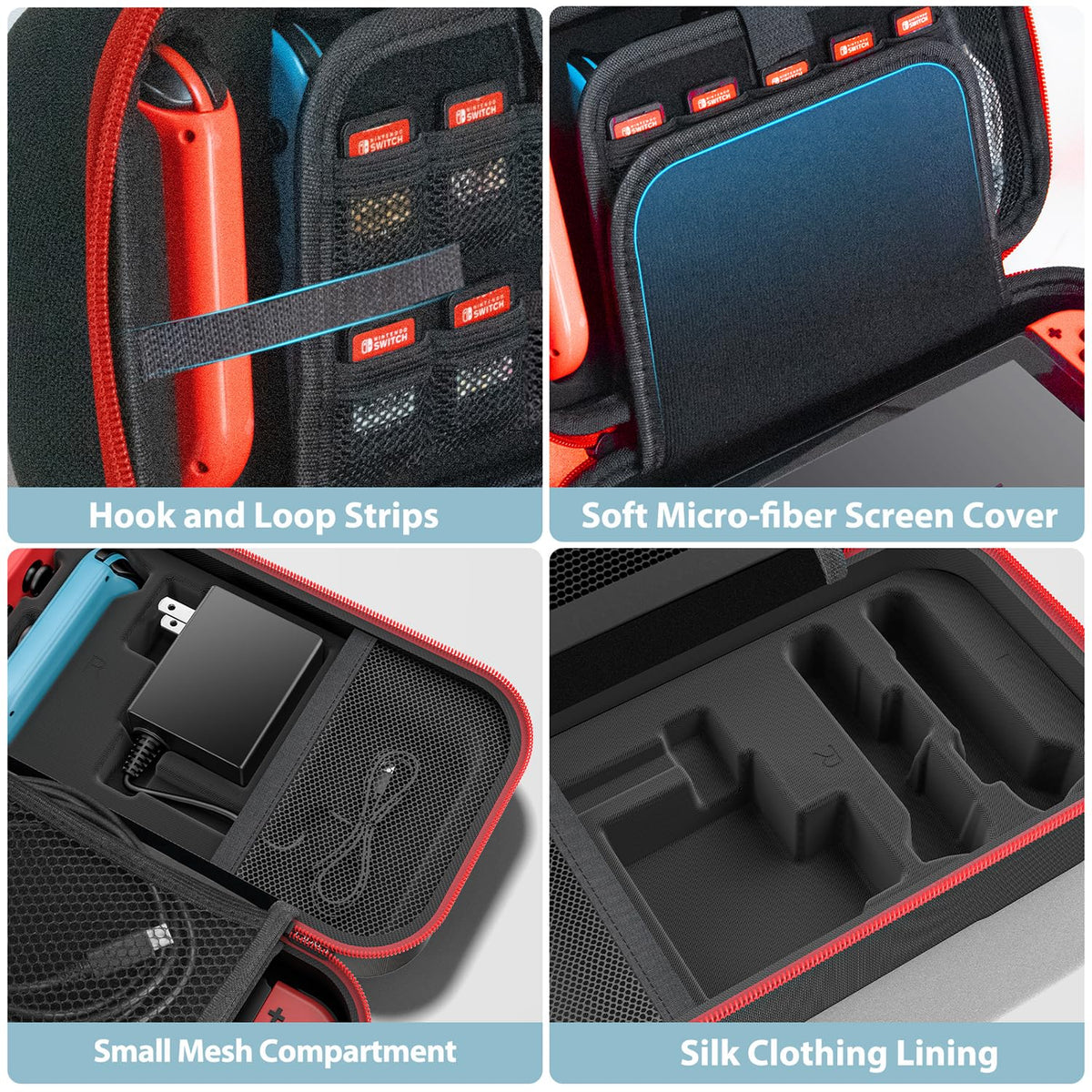 Switch OLED Carrying Case with 20 Games G528617