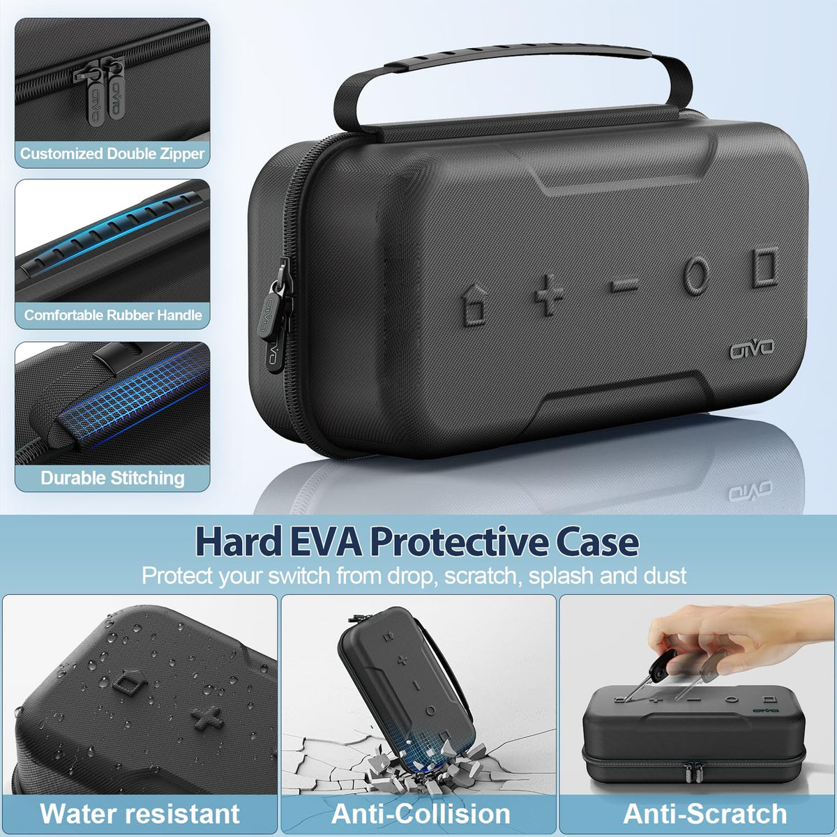 Switch OLED Carrying Case with 20 Games G528617