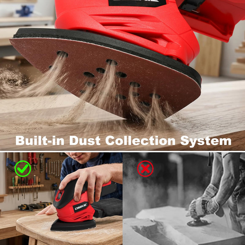 Cordless Detail Sander 12000 OPM F9452