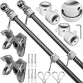 6 FT Stainless Steel Flag Pole Kit, 2 Packs U7379