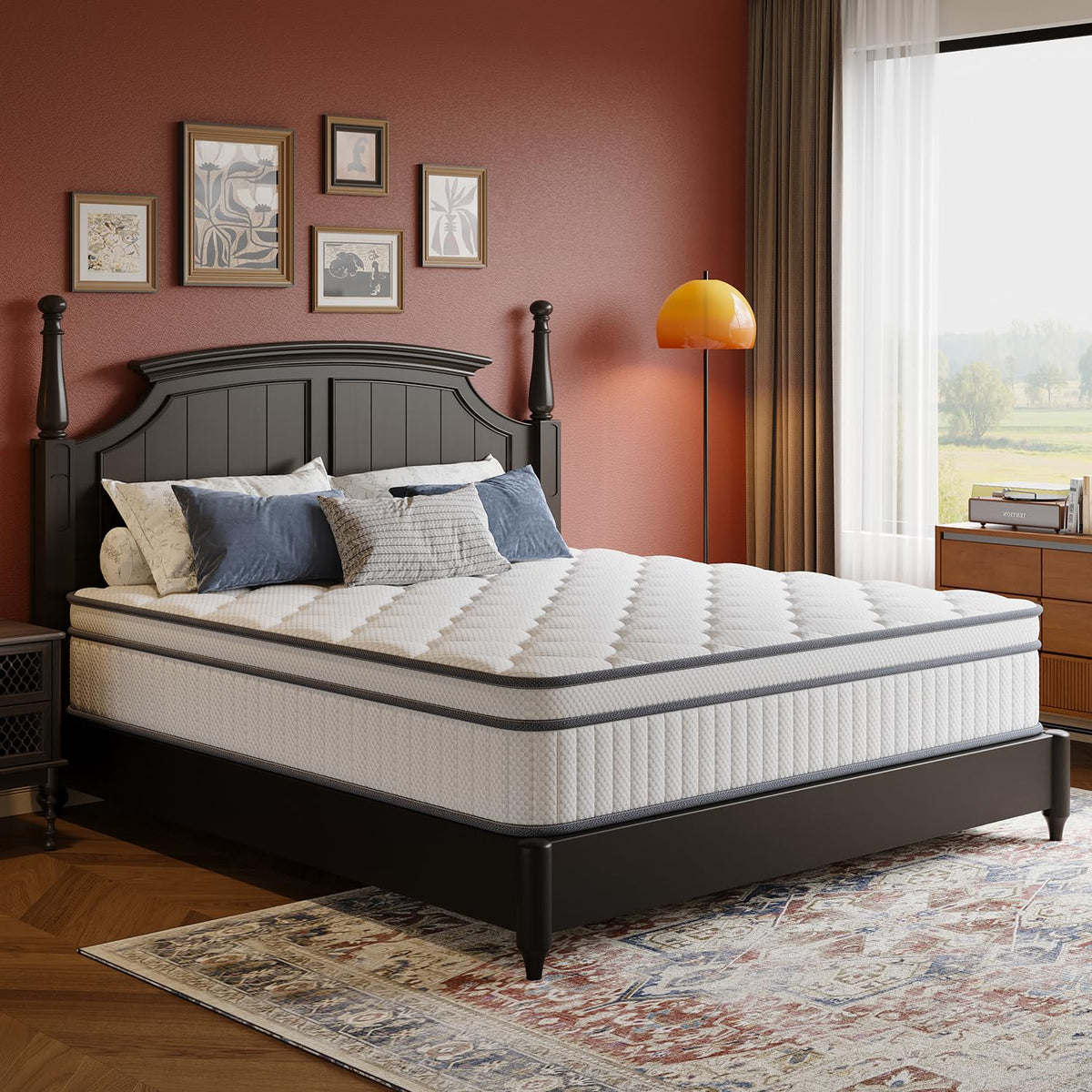Full Size 14 Inch Innerspring Hybrid Mattress P17210
