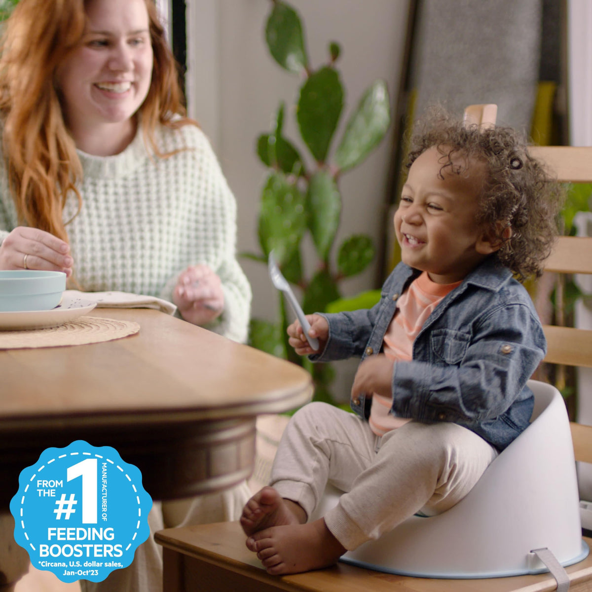 Baby Booster Feeding Chair with 3-Point Harness M597680