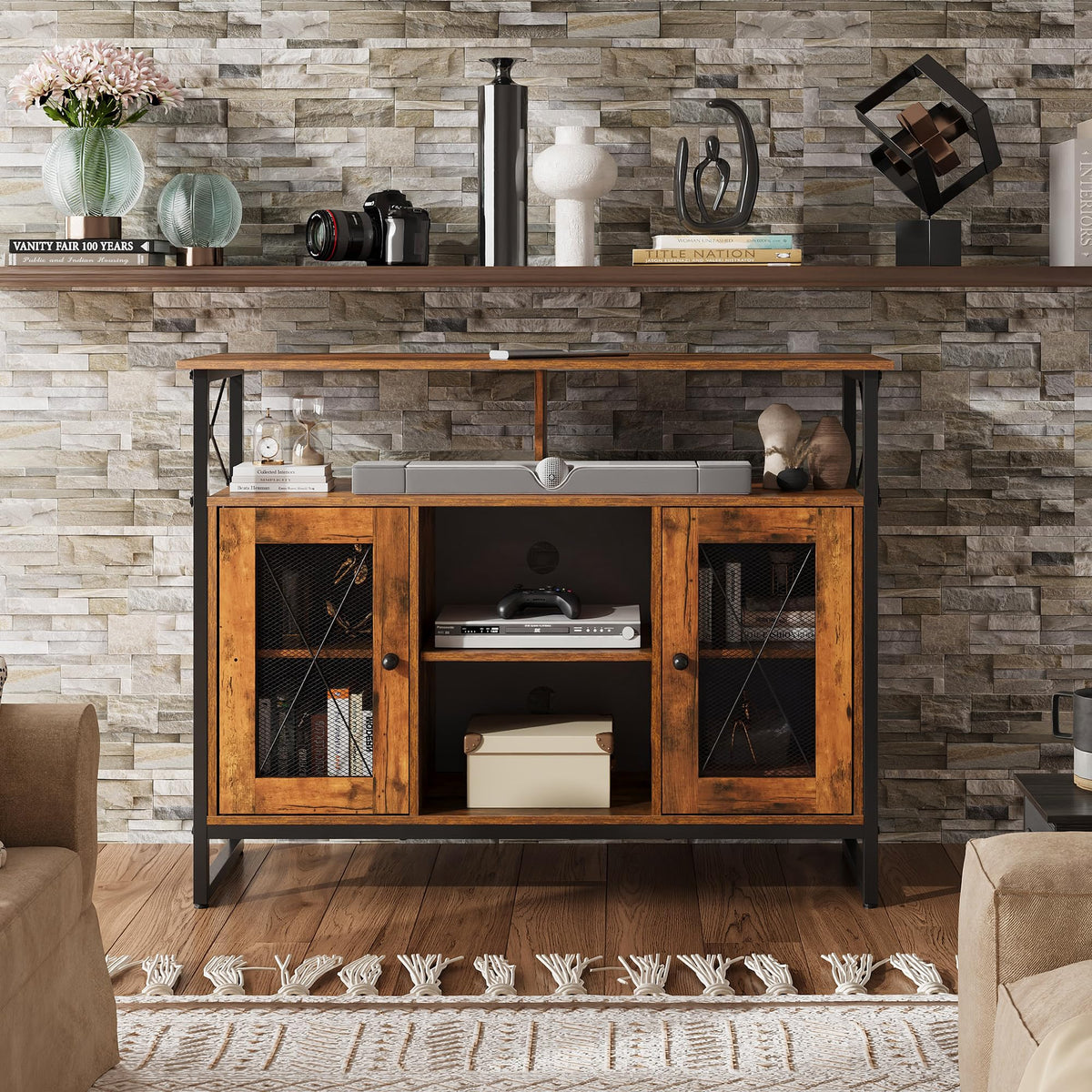 43 Inch TV Stand with Storage Cabinet N339013