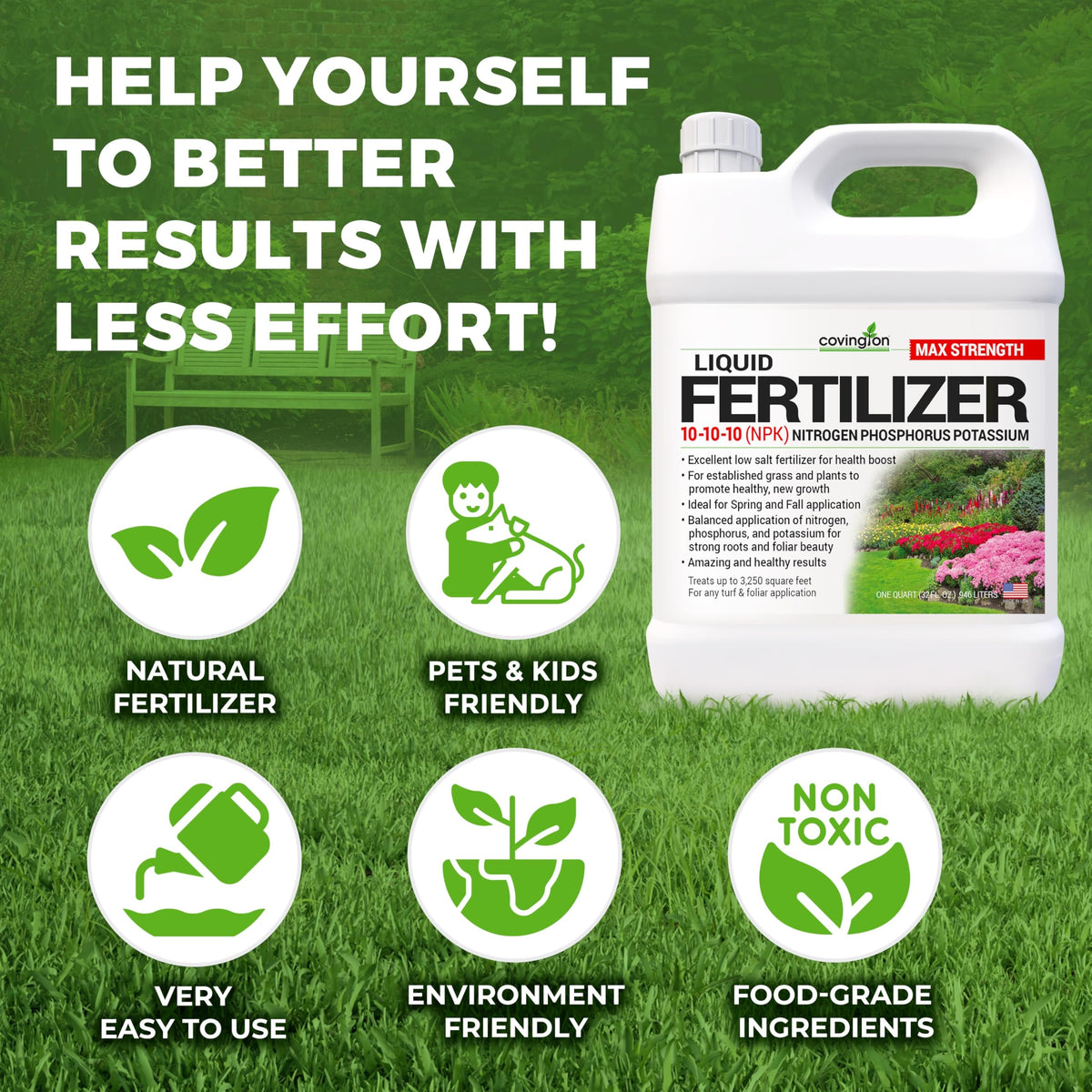 10-10-10 NPK Liquid Fertilizer 32oz D5520