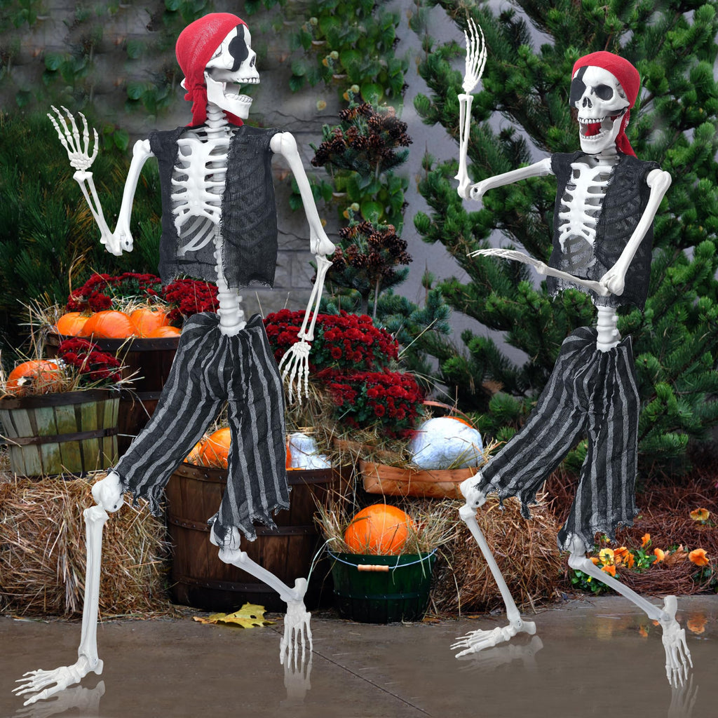 5.4ft Posable Life Size Skeleton with Movable Joints V3245