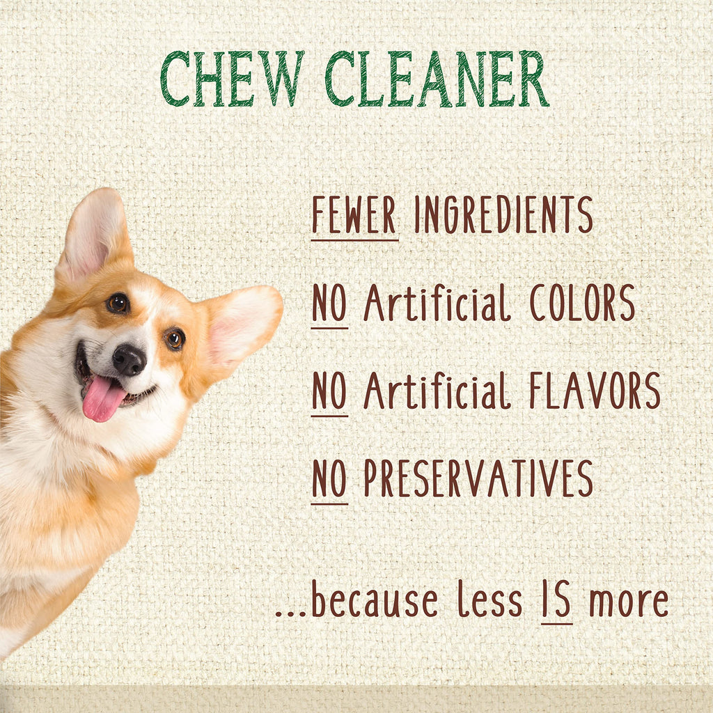 Natural Dog Dental Chews, Small 28 Count G95060