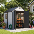 6x8 FT Resin Storage Shed with Floor T16691