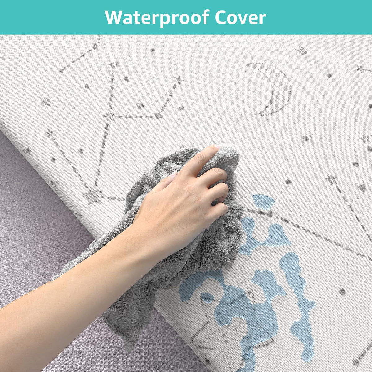 38x26 Waterproof Pack and Play Mattress Pad 2 Pack T649