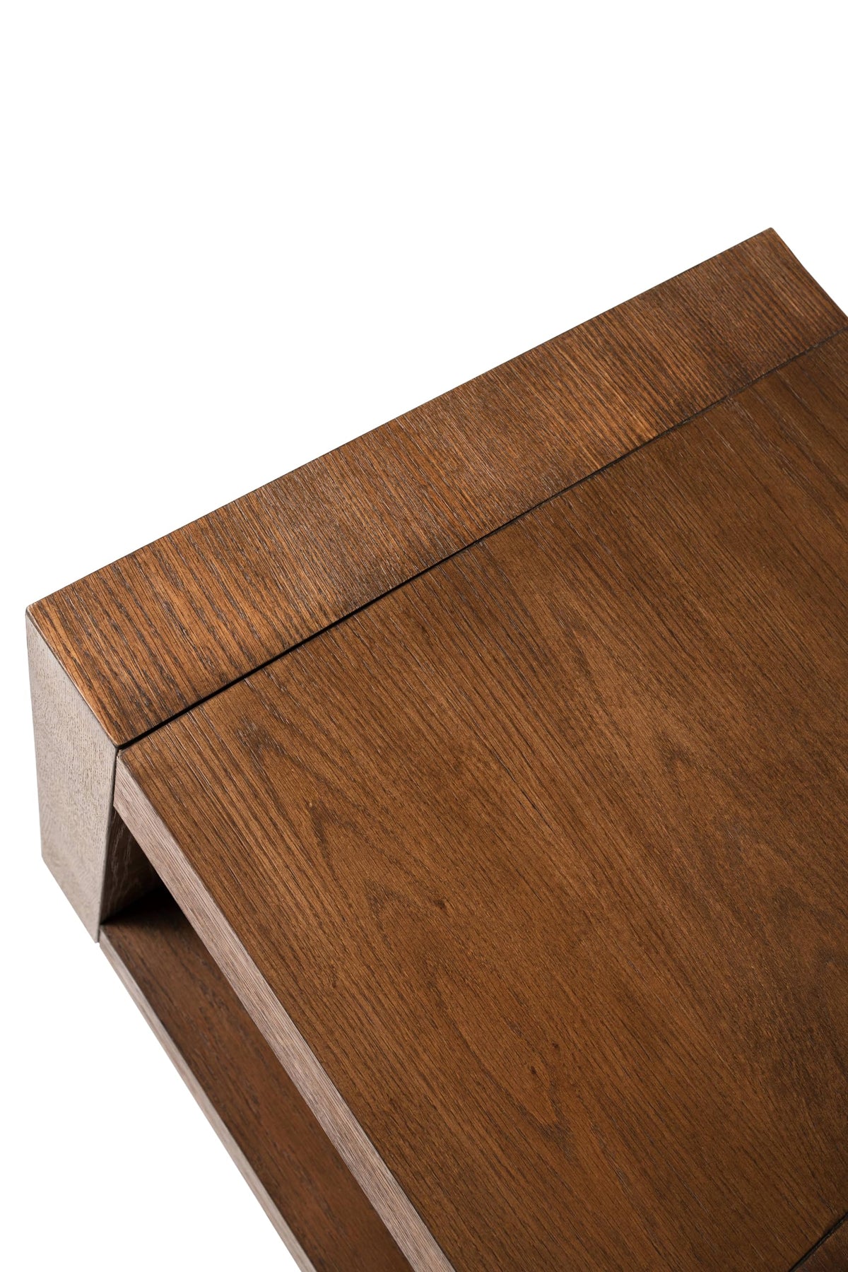 Natural Square Side Table with Storage, Set of 2 O5808